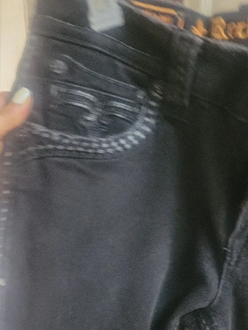 Mens Rock Revival Straight Legged Jeans - Picture 7 of 7